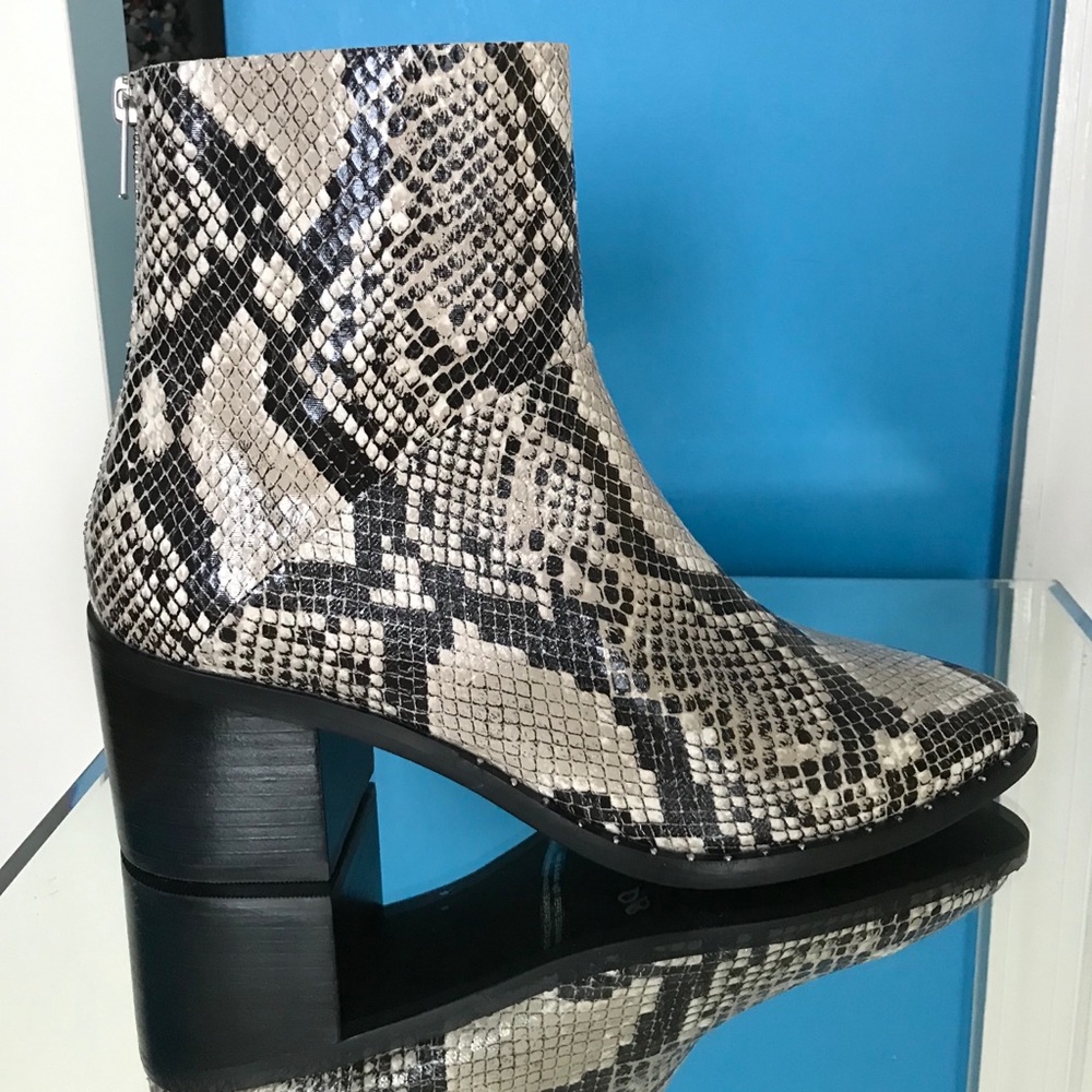 Treasure and Bond Snake Skin Bootie